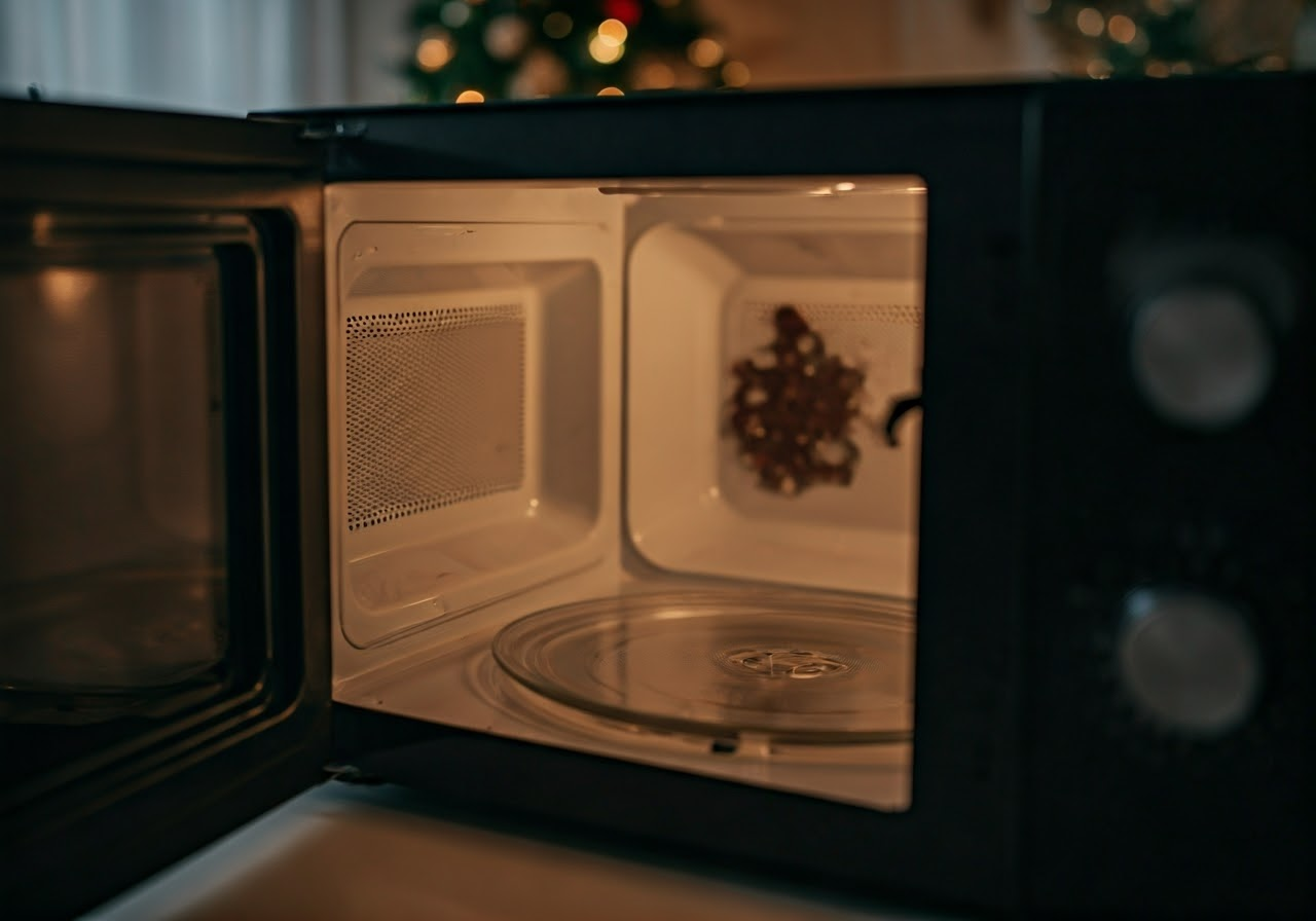 Inspecting microwave for maintenance